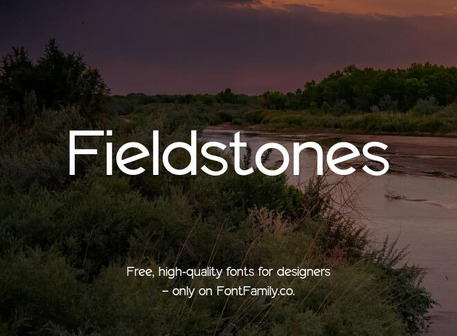 Fieldstones Font