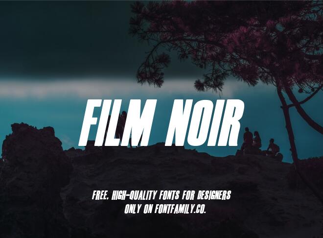 Film Noir Font