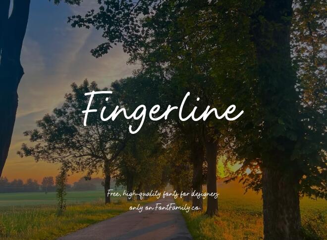 Fingerline Font