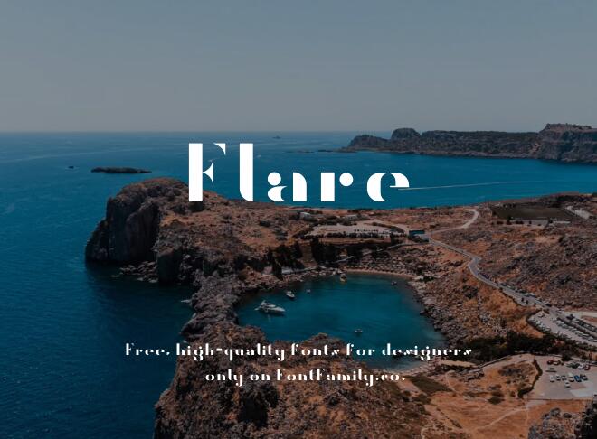 Flare Font