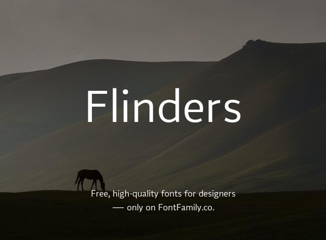 Flinders Font
