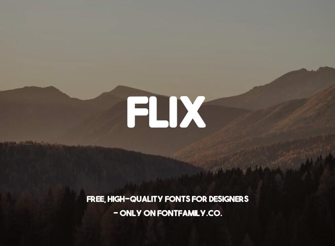 Flix Font