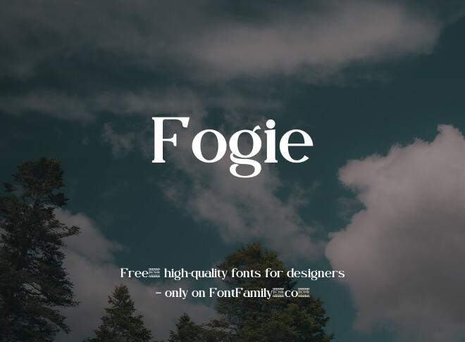 Fogie Font