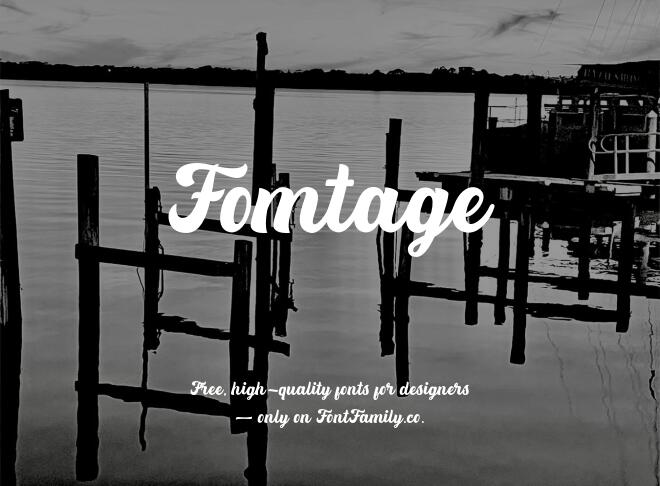 Fomtage Font