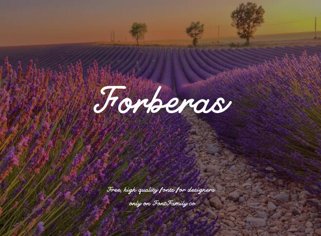 Forberas Font