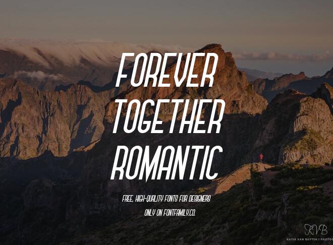 Forever Together Romantic Font