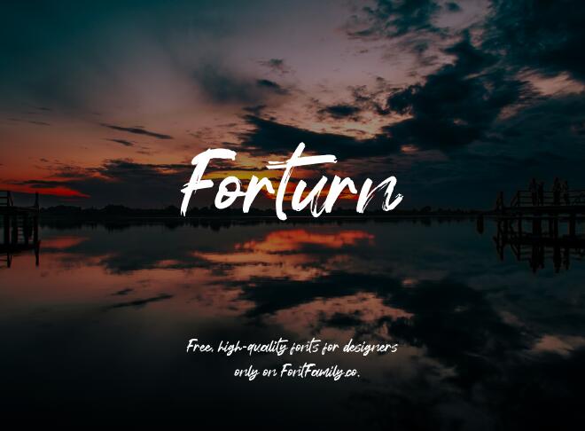 Forturn Font