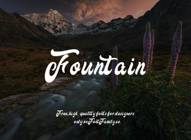 Fountain Font