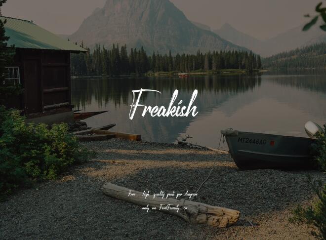 Freakish Font