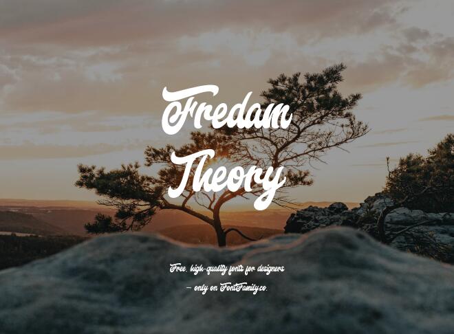 Fredam Theory Font