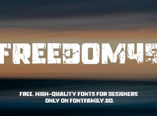 Freedom45 Font
