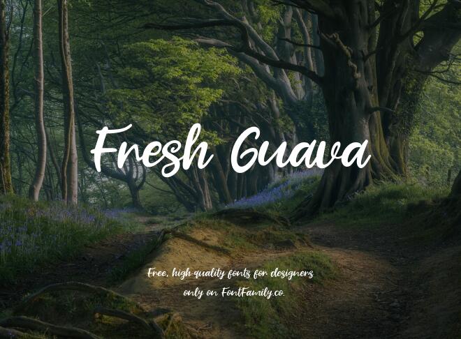 Fresh Guava Font