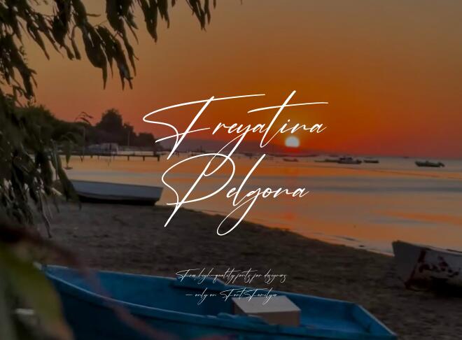 Freyatina Pelgona Font