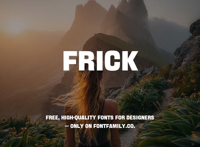 Frick Font