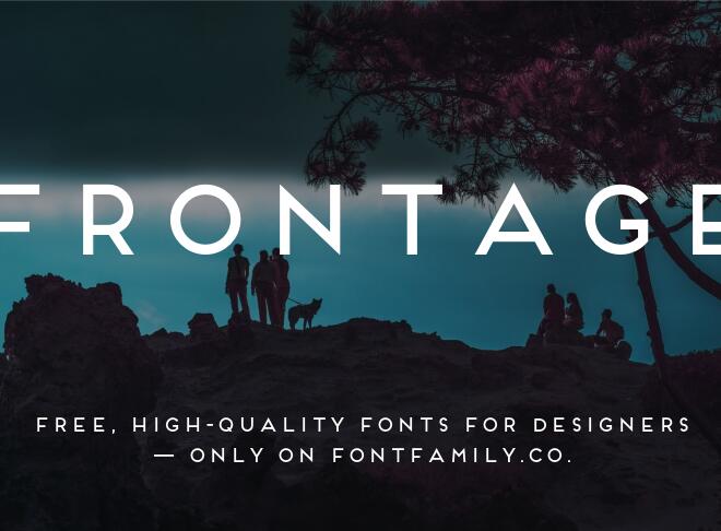 Frontage Font