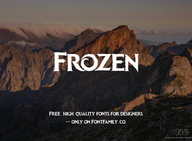 Frozen Font