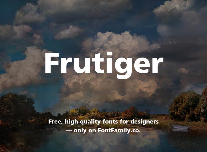 Frutiger Font