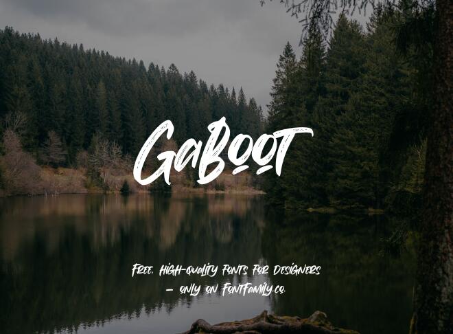 Gaboot Font