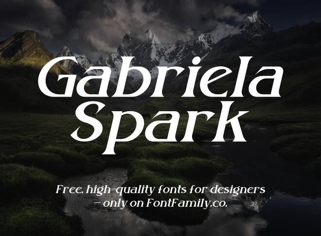 Gabriela Spark Font