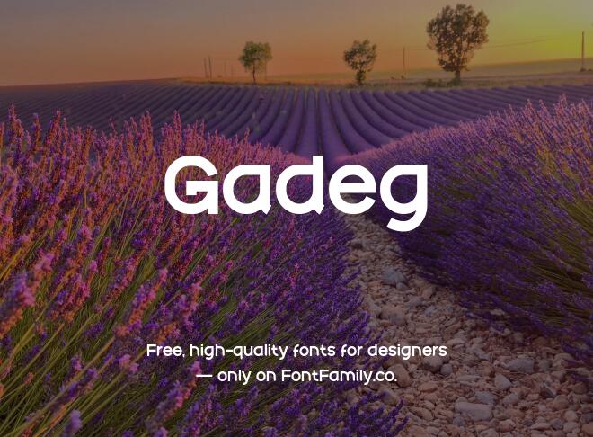 Gadeg Font