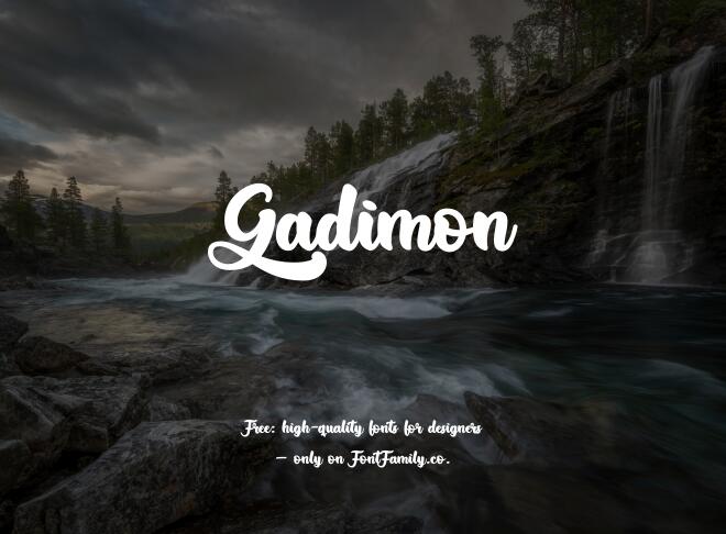 Gadimon Font