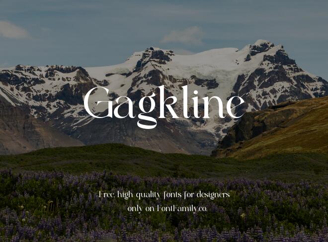 Gagkline Font