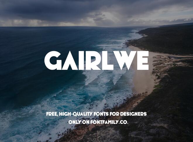 Gairlwe Font