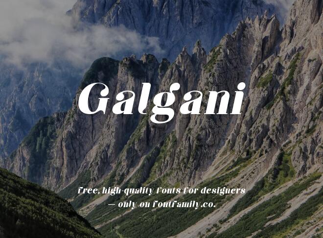 Galgani Font