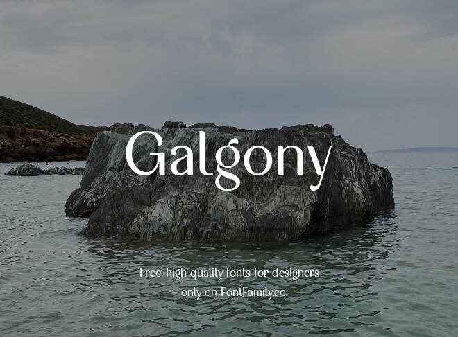 Galgony Font
