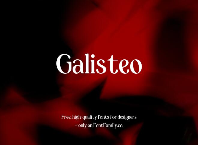 Galisteo Font