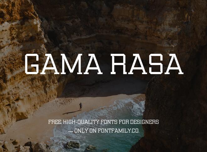 Gama Rasa Font