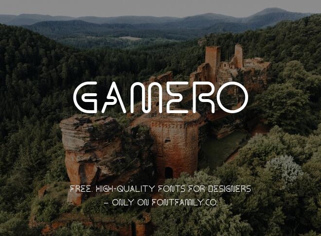 Gamero Font