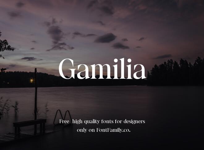 Gamilia Font