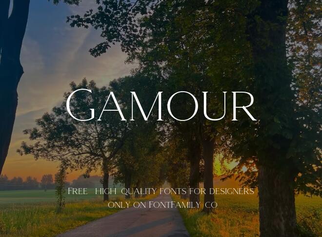 Gamour Font