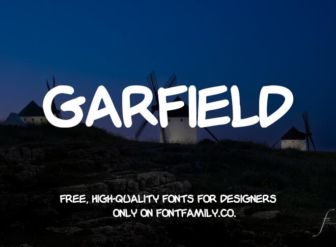 Garfield Font