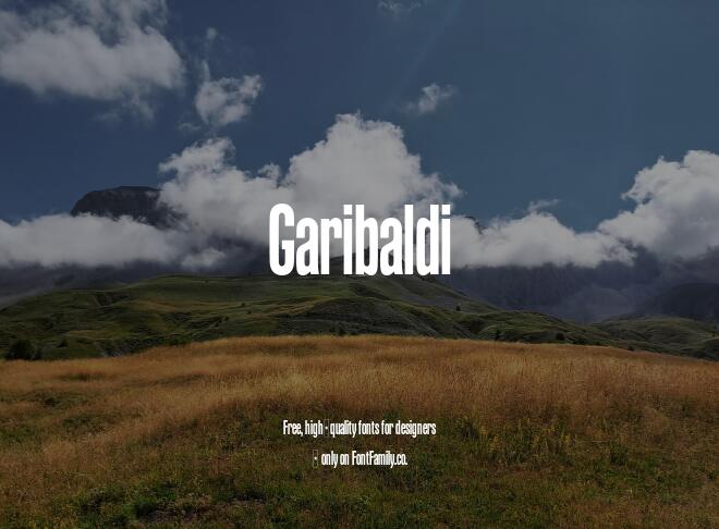 Garibaldi Font