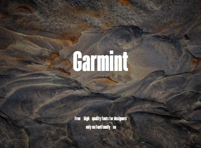 Garmint Font