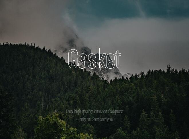 Gasket Font