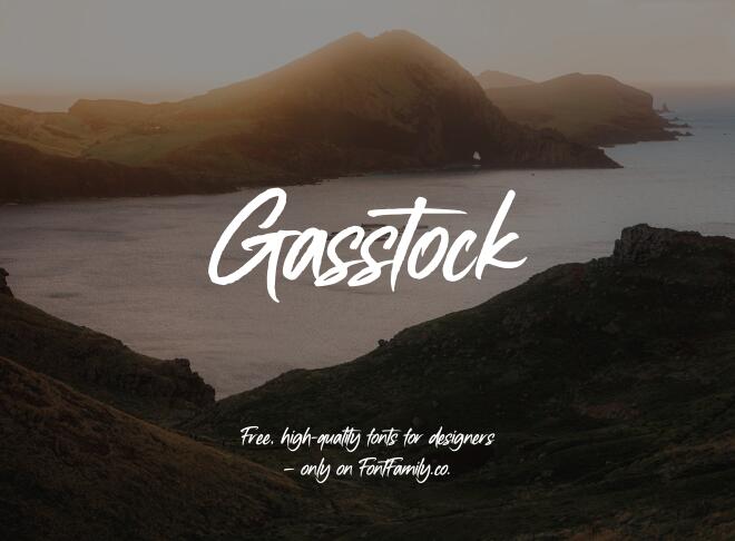 Gasstock Font
