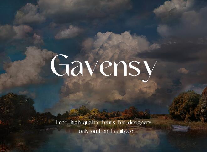 Gavensy Font