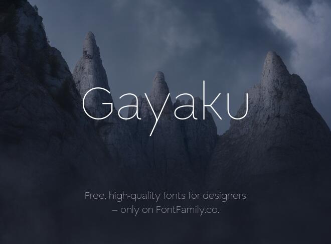 Gayaku Font