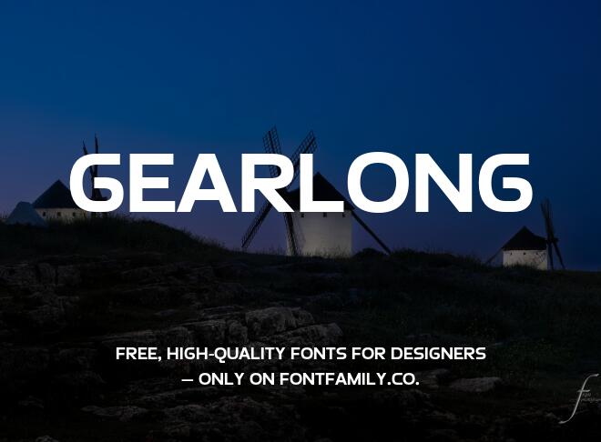 Gearlong Font
