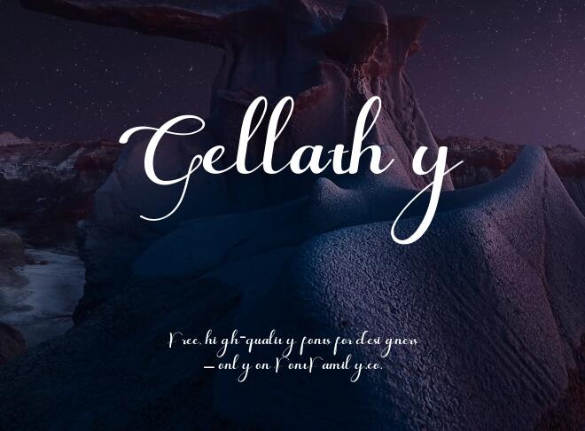 Gellathy Font