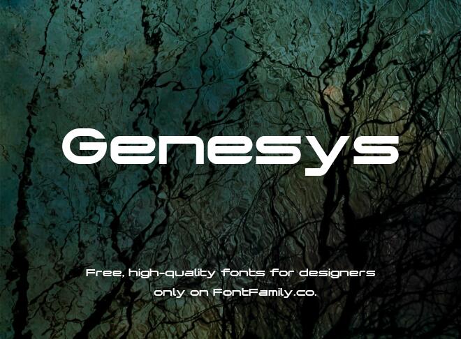 Genesys Font