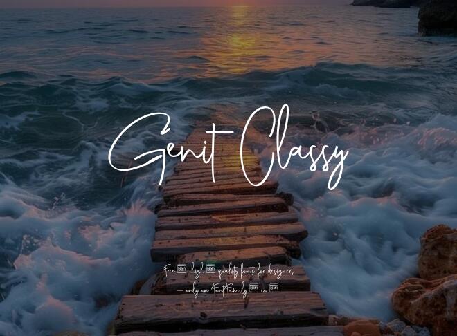 Genit Classy Font