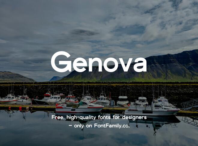 Genova Font