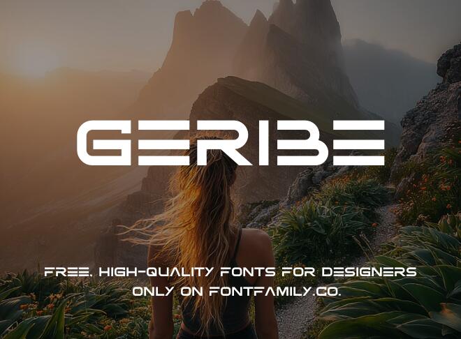 Geribe Font