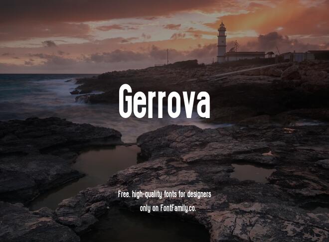 Gerrova Font