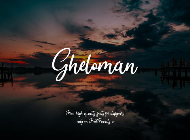 Gheloman Font