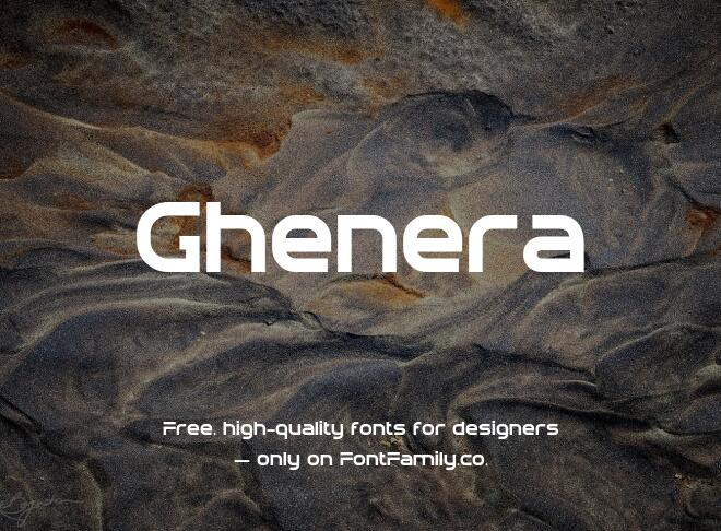 Ghenera Font
